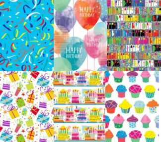 Birthday Bulk Wrapping Paper