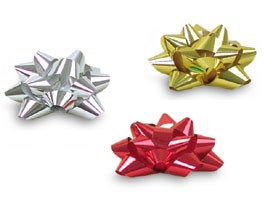 Glitter Star Bulk Bows