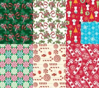 Candy Canes Bulk Wrapping Paper