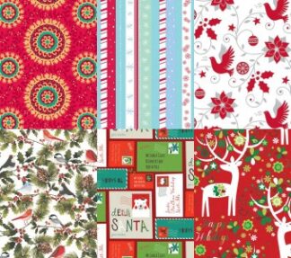 Christmas Sampler Bulk Wrapping Paper