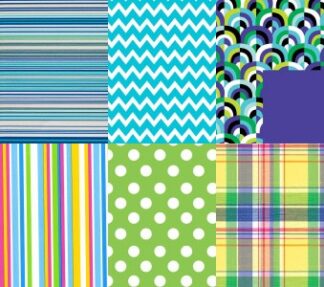 Colorful Patterns Bulk Wrapping Paper