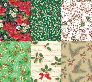 Holiday Floral Bulk Wrapping Paper