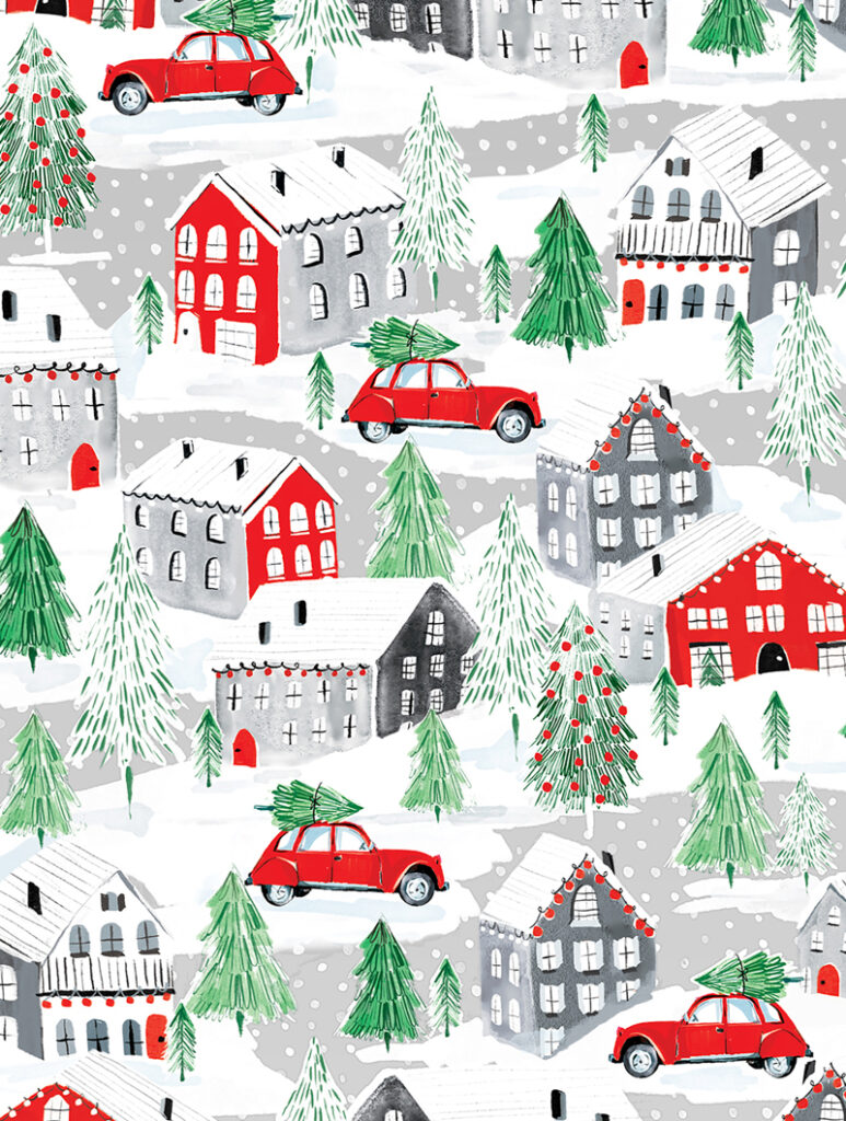 Christmas Town Mr. GiftWrap Bulk Wrapping Paper