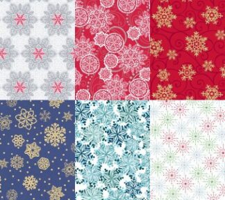 Snowflakes Bulk Wrapping Paper