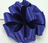 Royal Blue Double Faced Satin Ribbon, 7/8x100 Yards