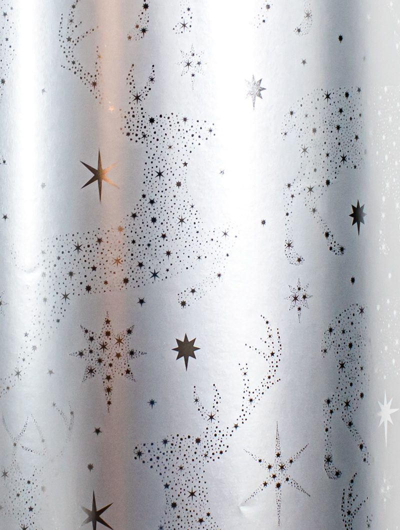 Silver Wrapping Paper 26X833