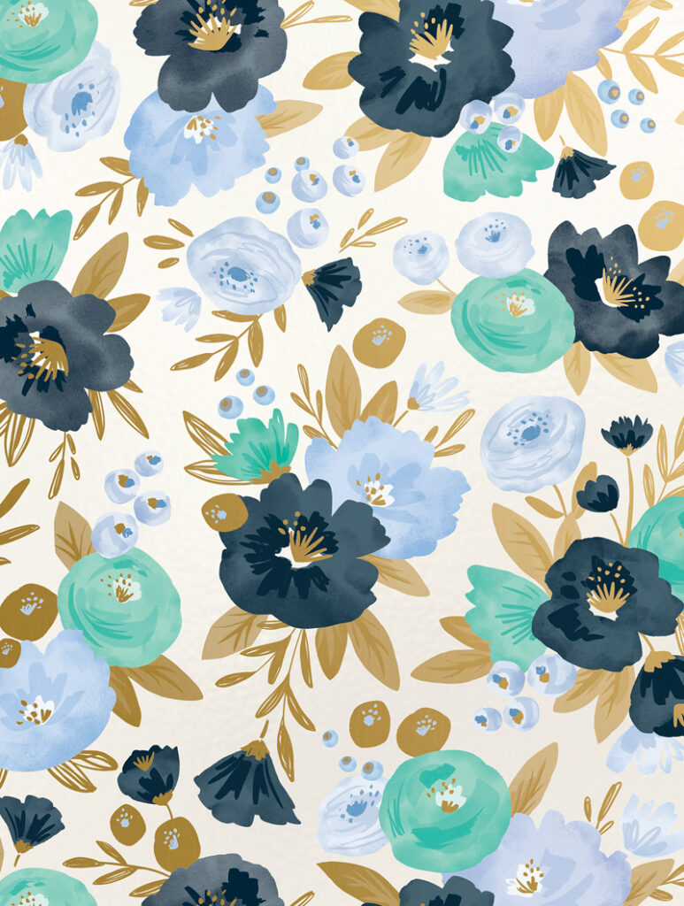 Fresh Flowers Mr. GiftWrap Bulk Wrapping Paper