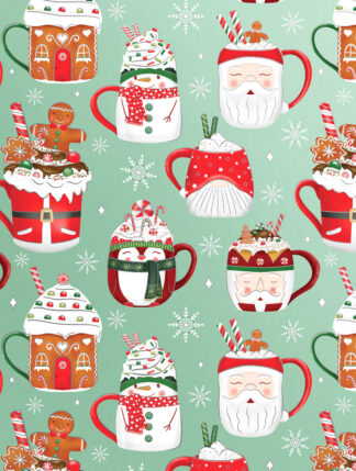 Cocoa Christmas Bulk Wrapping Paper
