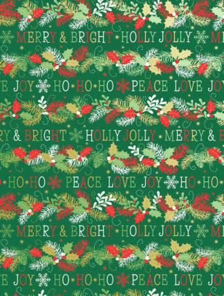 Merry & Bright Bulk Wrapping Paper