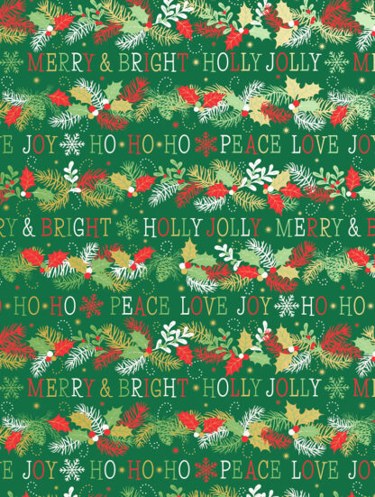 Merry & Bright Bulk Wrapping Paper
