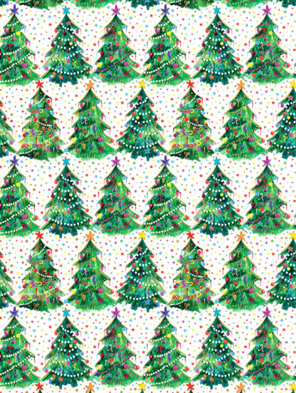 Christmas Trees Bulk Wrapping Paper