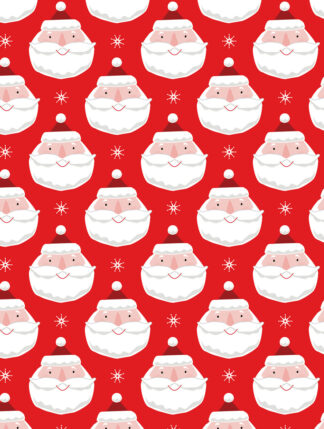 Chic Santa Bulk Wrapping Paper