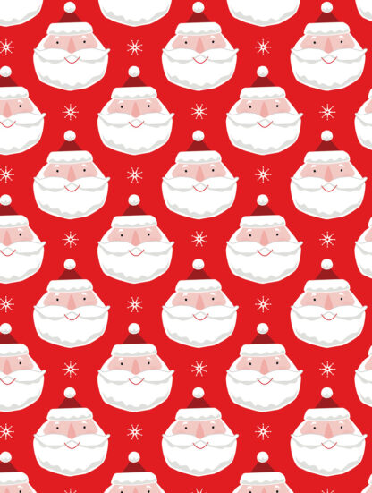 Chic Santa Bulk Wrapping Paper