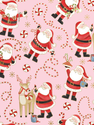 Jolly Santa Bulk Wrapping Paper
