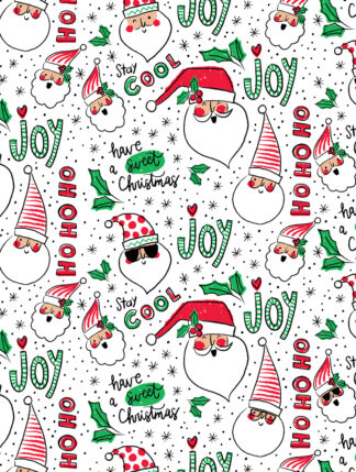Cool Santa Bulk Wrapping Paper