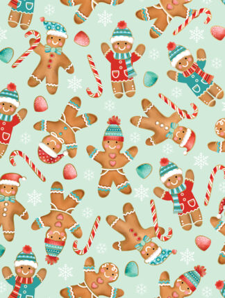 Gingerbread Cookies Bulk Wrapping Paper