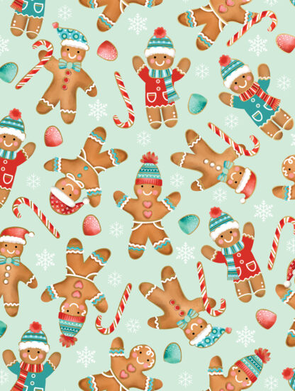 Gingerbread Cookies Bulk Wrapping Paper
