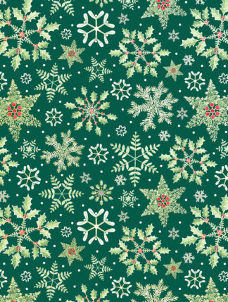 Forest Snowflakes Bulk Wrapping Paper