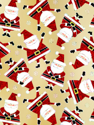 Sparkling Santa Bulk Wrapping Paper