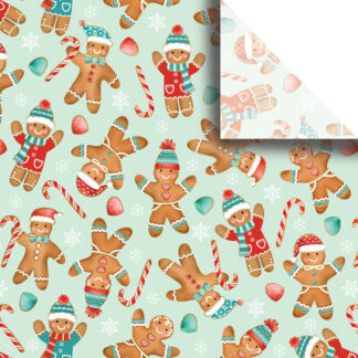 Jillson Roberts Bulk Tissue Paper - Gingerbread Cookies Bulk Tissue Paper