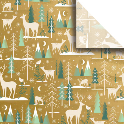Jillson Roberts Bulk Tissue Paper - Winter Serenity Gold Bulk Tissue Paper