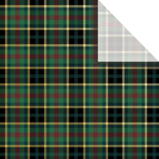 Jillson Roberts Bulk Tissue Paper - Hunter Navy Plaid Bulk Tissue Paper