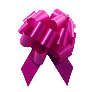 Pom Pom Pull Bows - Magenta Bulk Bows