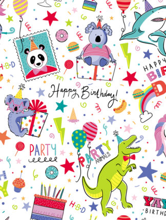 Iconic Birthday Bulk Wrapping Paper