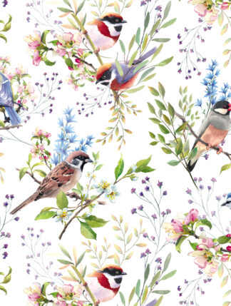Backyard Birds Bulk Wrapping Paper