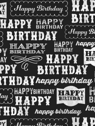 Chalkboard Birthday Bulk Wrapping Paper