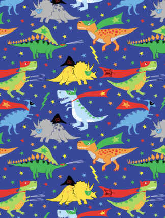 Super Hero Dinos Bulk Wrapping Paper