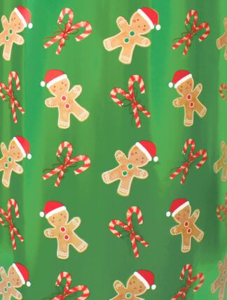 Gingerbread Candyman Bulk Wrapping Paper