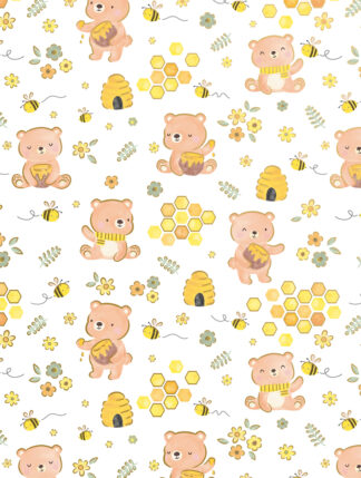 Honey Bears Bulk Wrapping Paper