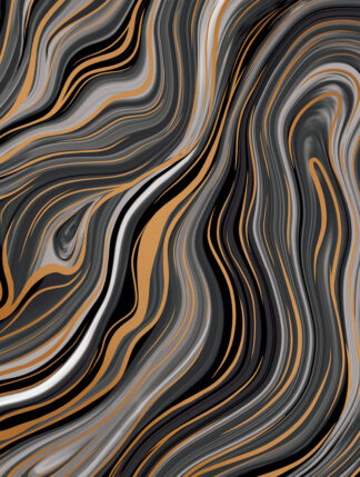 Marbleized Black Bulk Wrapping Paper