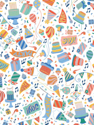 Let's Party Bulk Wrapping Paper