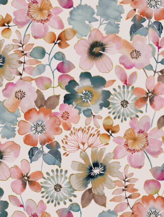 Painterly Petals Bulk Wrapping Paper