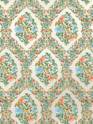 Floral Damask Pearl Bulk Wrapping Paper