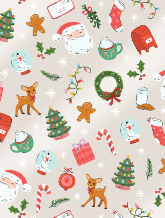 Winter Whimsy Bulk Wrapping Paper