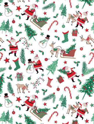 Santa Season Bulk Wrapping Paper