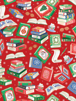Santa's Library Bulk Wrapping Paper