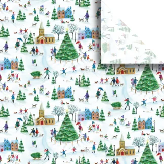 Jillson Roberts Bulk Tissue Paper - Christmas Village Bulk Tissue Paper