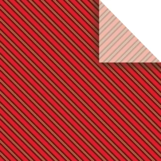 Jillson Roberts Bulk Tissue Paper - Red & Gold Stripes Bulk Tissue Paper