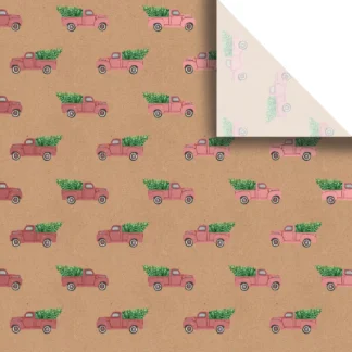 Jillson Roberts Bulk Tissue Paper - Red Pickup Truck Bulk Tissue Paper