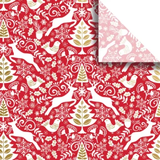 Jillson Roberts Bulk Tissue Paper - Red Scandinavian Bulk Tissue Paper