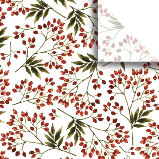 Jillson Roberts Bulk Tissue Paper - Snow Berries Bulk Tissue Paper