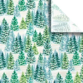 Jillson Roberts Bulk Tissue Paper - Snowy Trees Bulk Tissue Paper