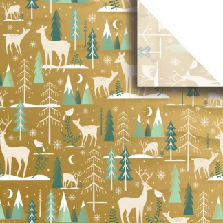 Jillson Roberts Bulk Tissue Paper - Winter Serenity Gold Bulk Tissue Paper
